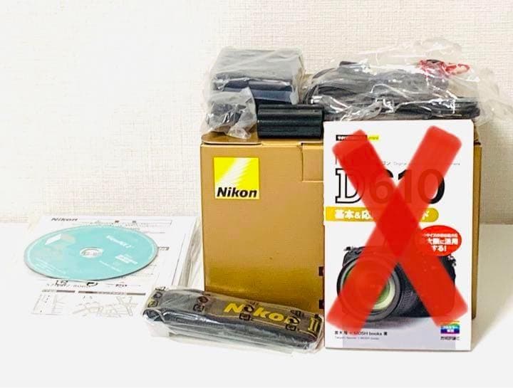 ☆撮影数たった１回☆Nikon D610 ボディ　超希少美品　FXフルサイズ