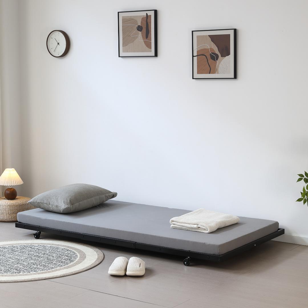 超人気✨！【高さ110cm】ロフトベッド 収納 北欧風 一人暮らしBLACK