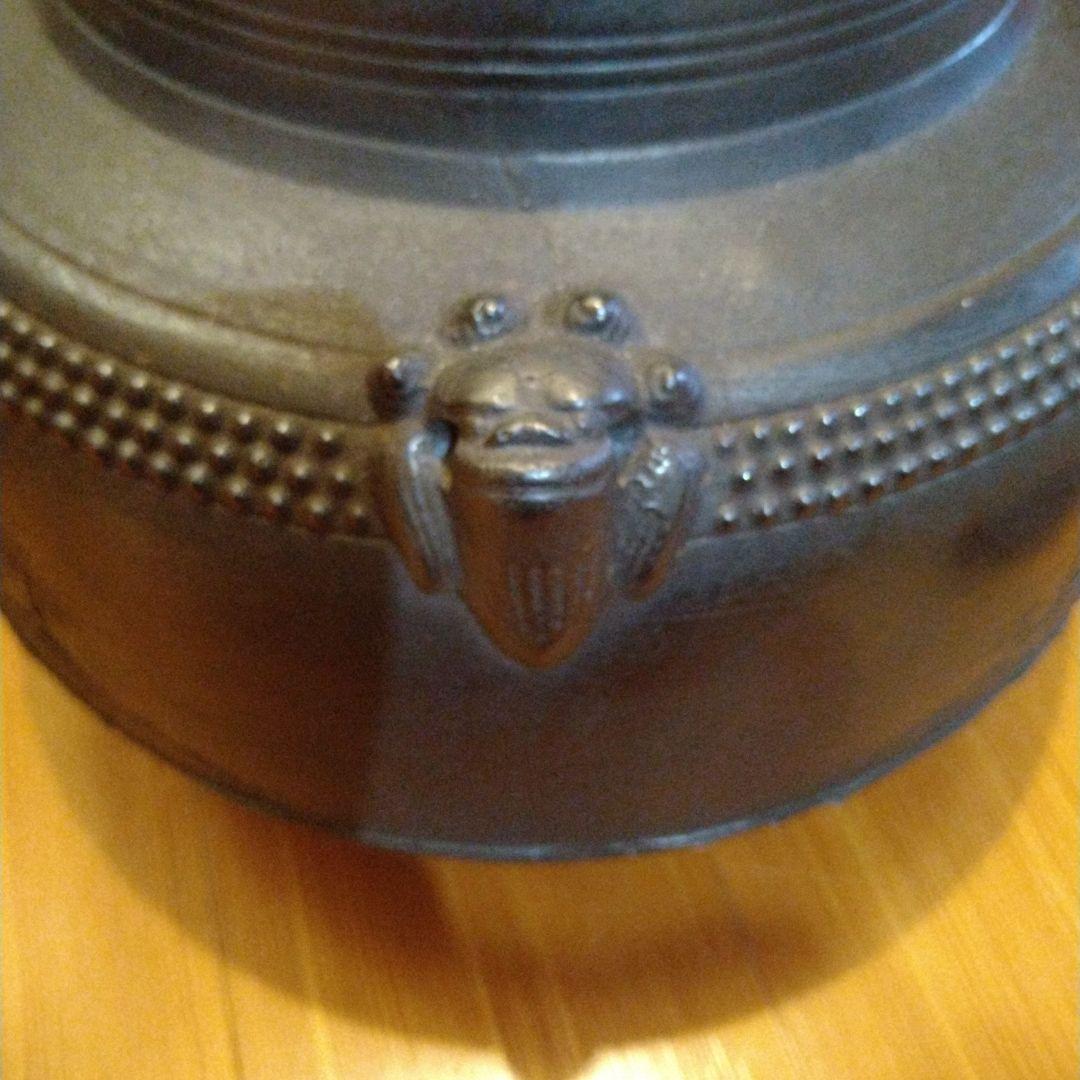 【逸品】茶道具　甑口釜　八景地紋　天猫　浄心極