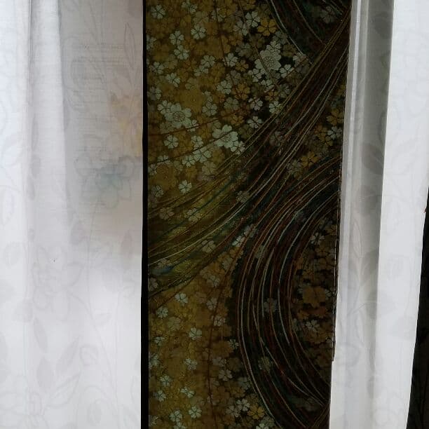 振袖 襟柄付き長襦袢 帯セット