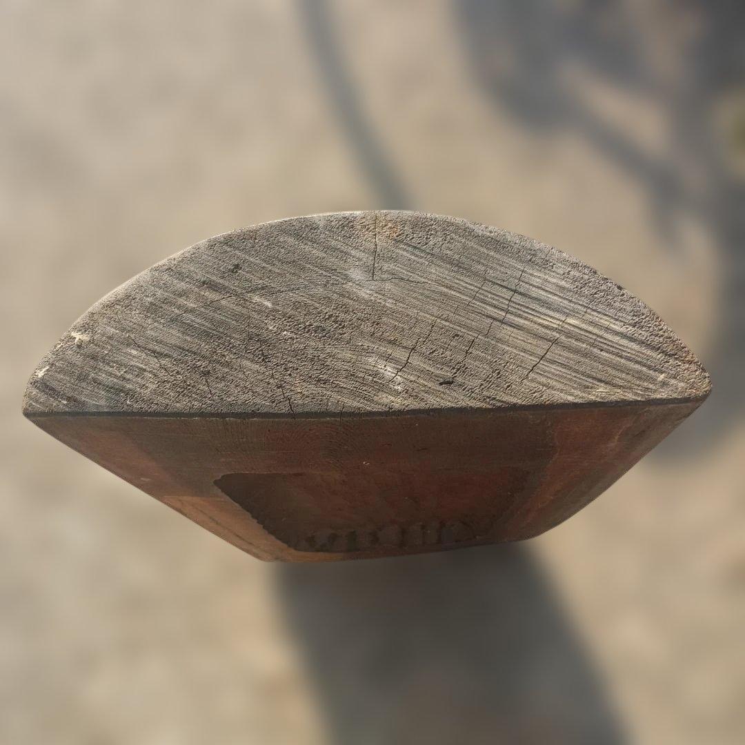 w*a様 ６０９２）木彫りの熊　丸太　天然木　壁掛け？