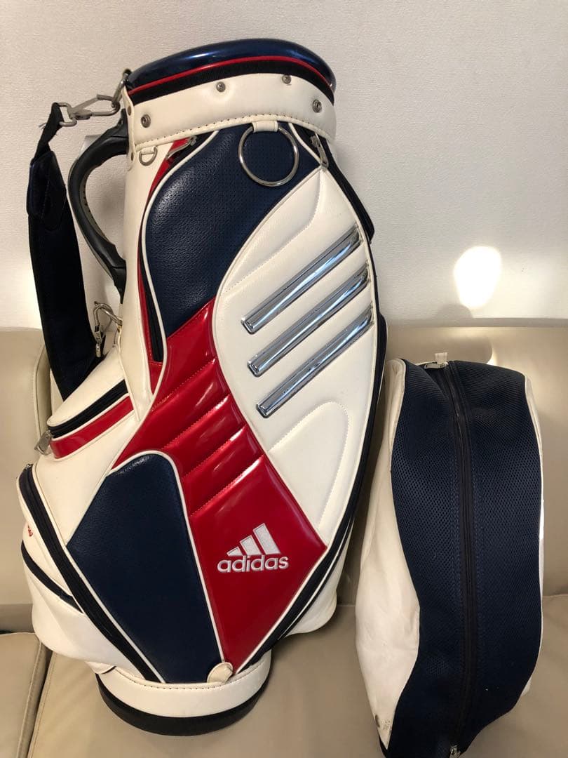 【送料込み】廃盤上位モデル　adidas アディダス キャディバッグ5分割