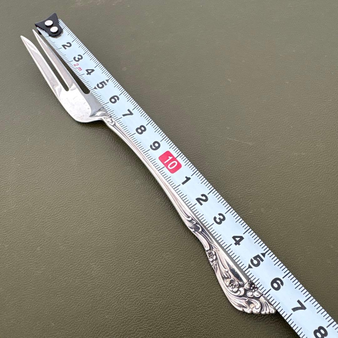 ビンテージ　ALVIN STERLINGフォーク　純銀　シャトーローズ　シルバー