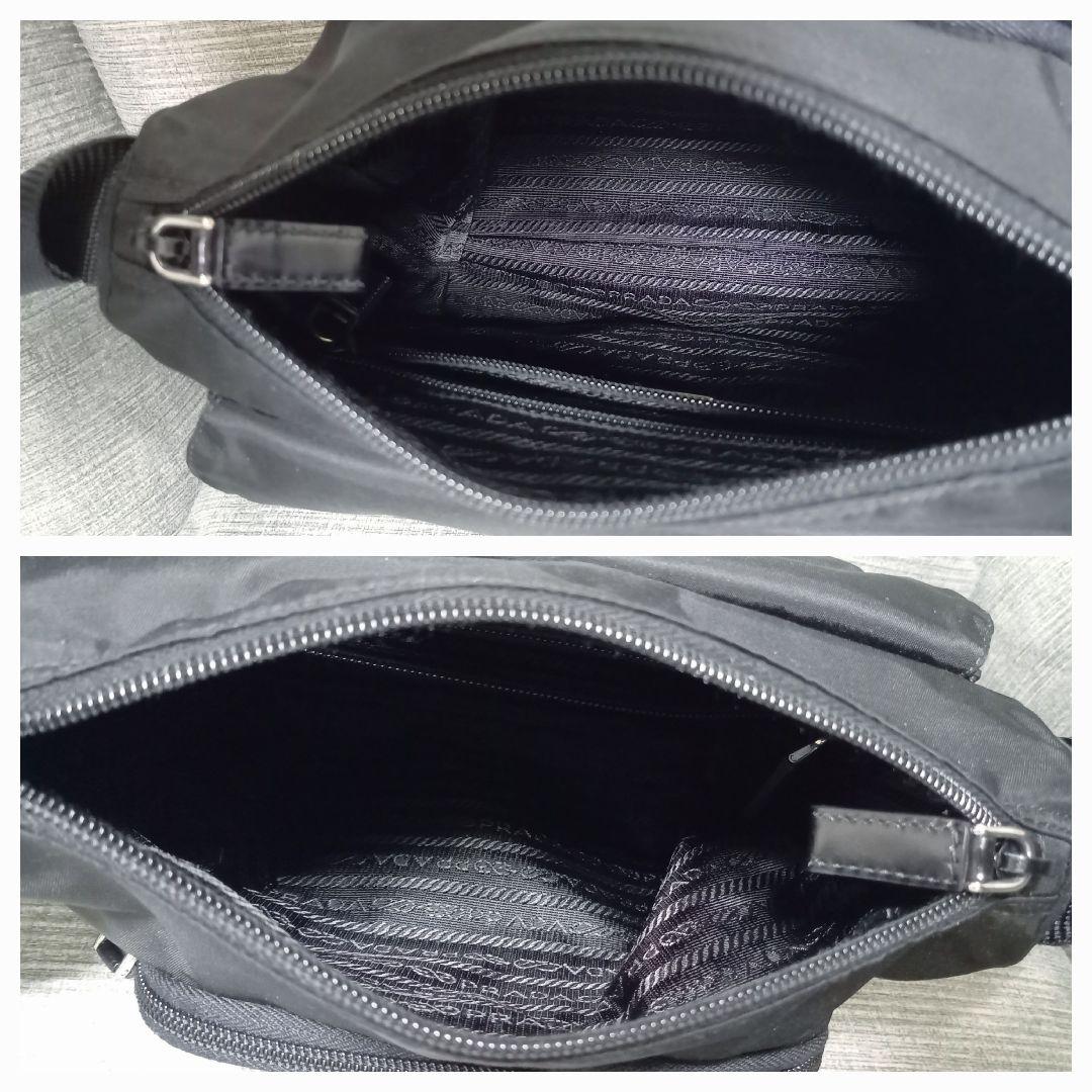 【美品】PRADA VELA ヴェラ BT8994 ショルダーバッグ 黒