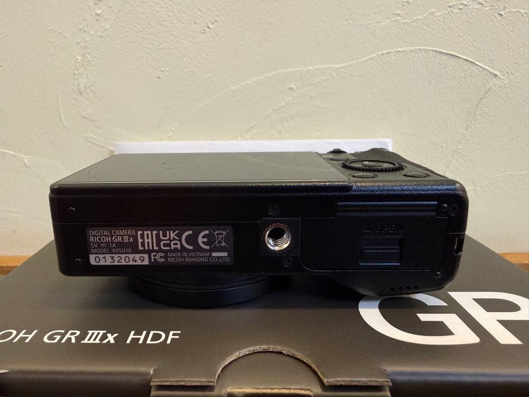 RICOH GR IIIx HDF／シャッター467回