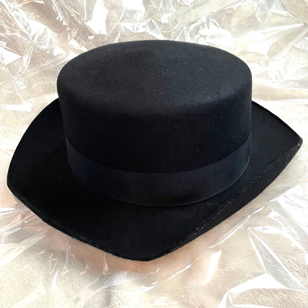 【希少✨】Vivienne Westwood ハット 黒 初期赤タグ 男女共用