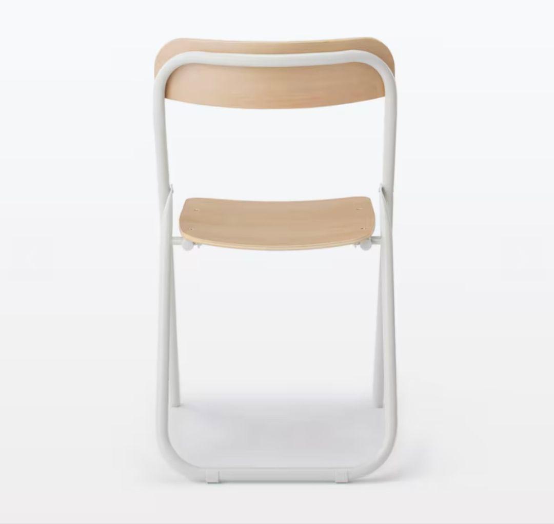 【現地引取OK】MUJI 折りたたみ式テーブルと椅子セット