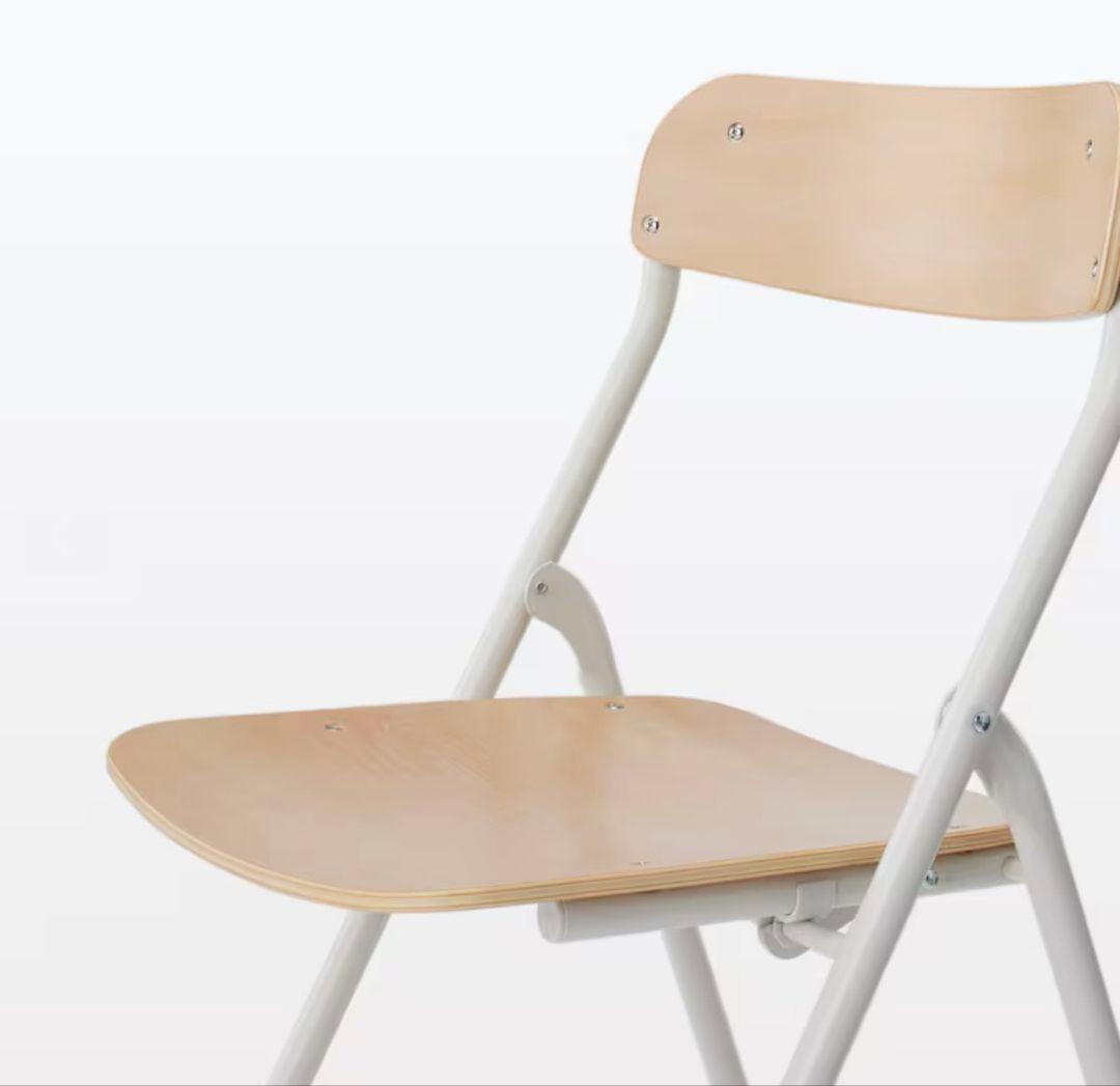 【現地引取OK】MUJI 折りたたみ式テーブルと椅子セット