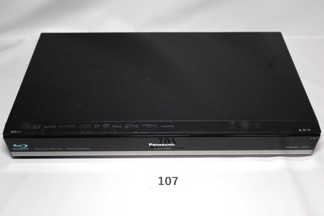 動作保証TZ-BDT920PW ブルーレイレコーダー 1TB HDD内蔵#107