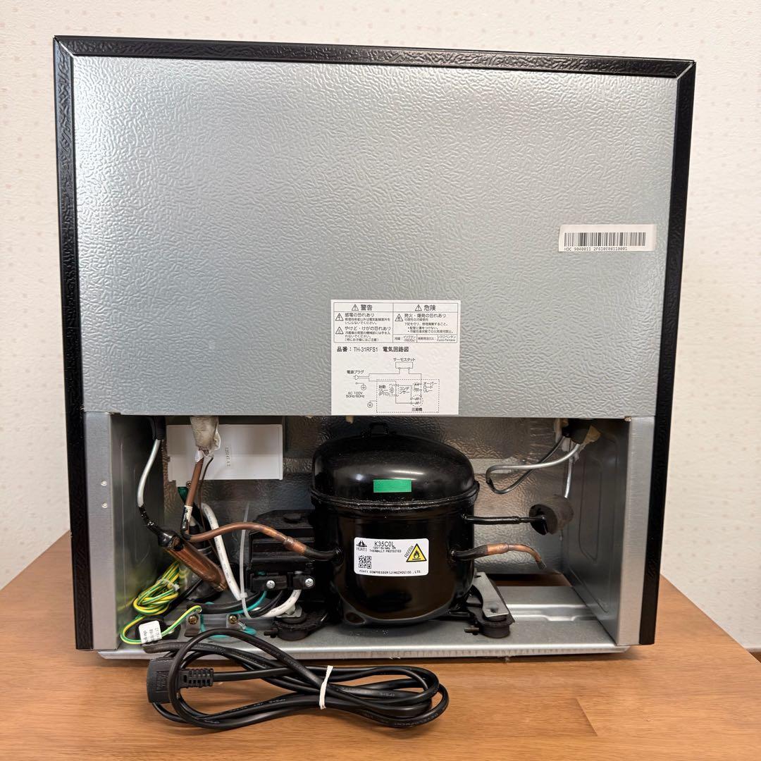 ● 極美品 TOHOTAIYO 1ドア 冷凍庫 31L TH-31RFS1-WD