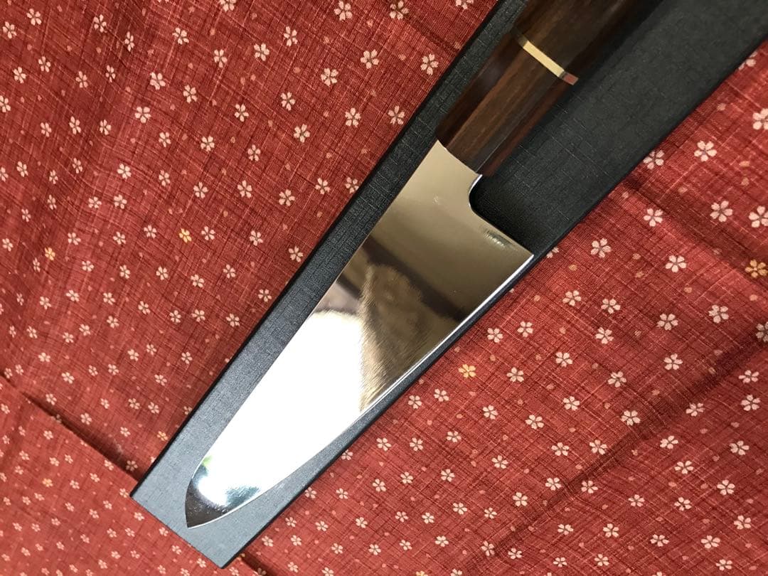 全鋼和牛刀VG10八寸　黒檀柄
