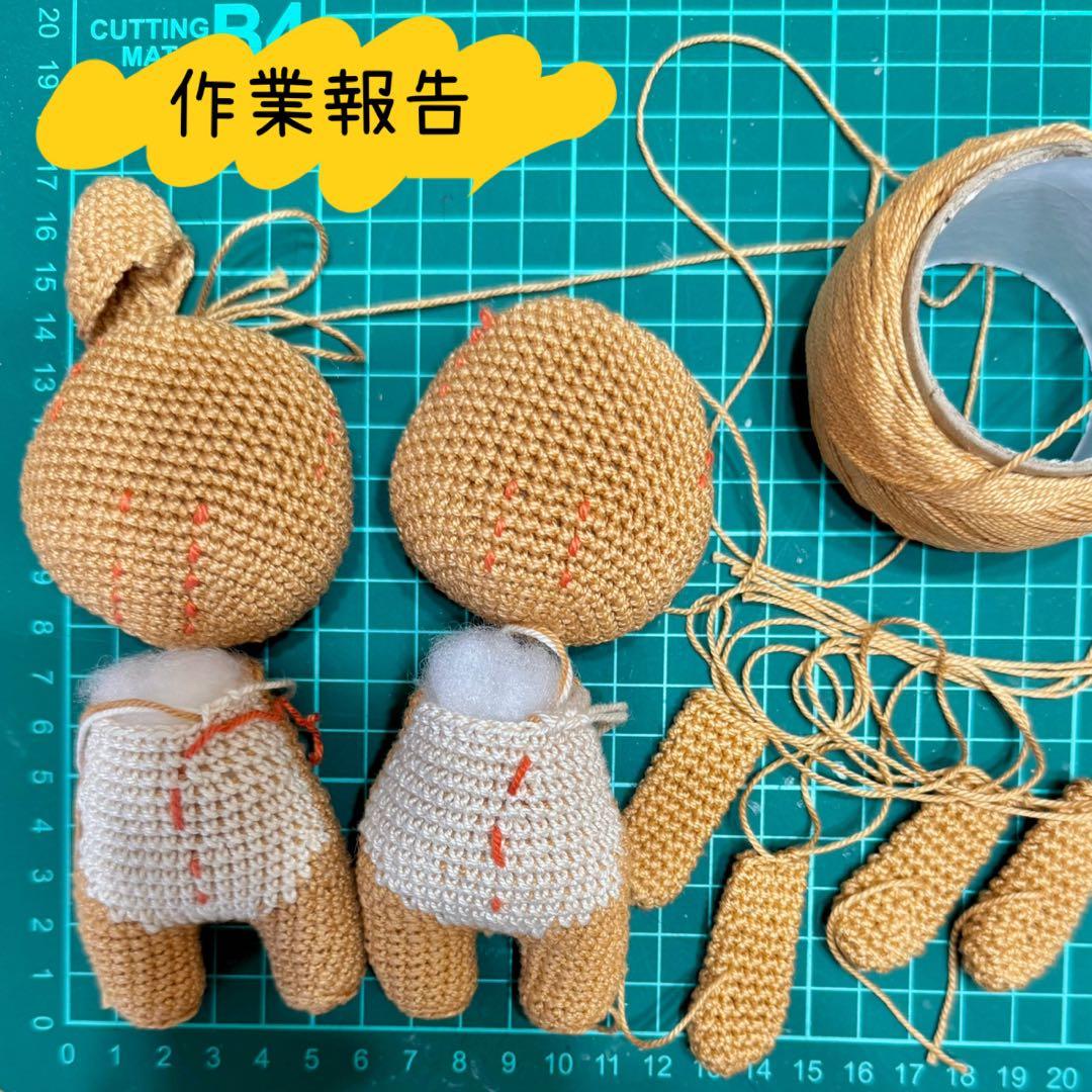 オーダー★あみぐるみ(3点)★インコ・キツネ