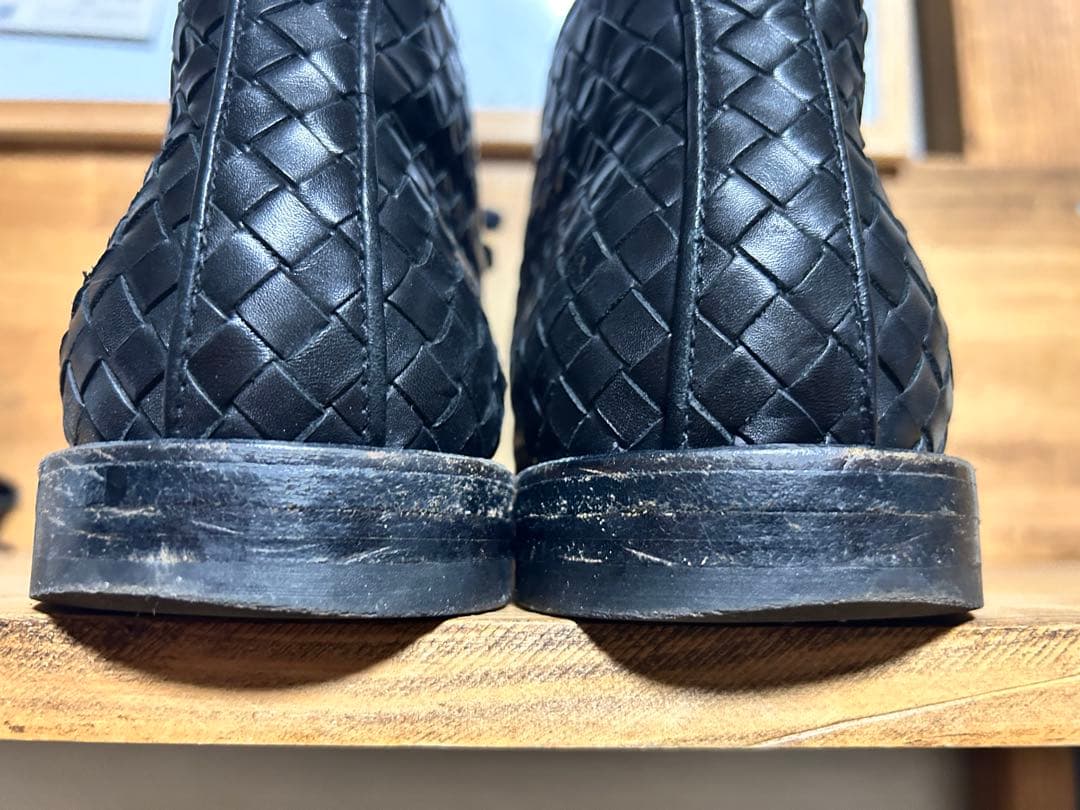 bottega veneta vintageイントレチャート革靴
