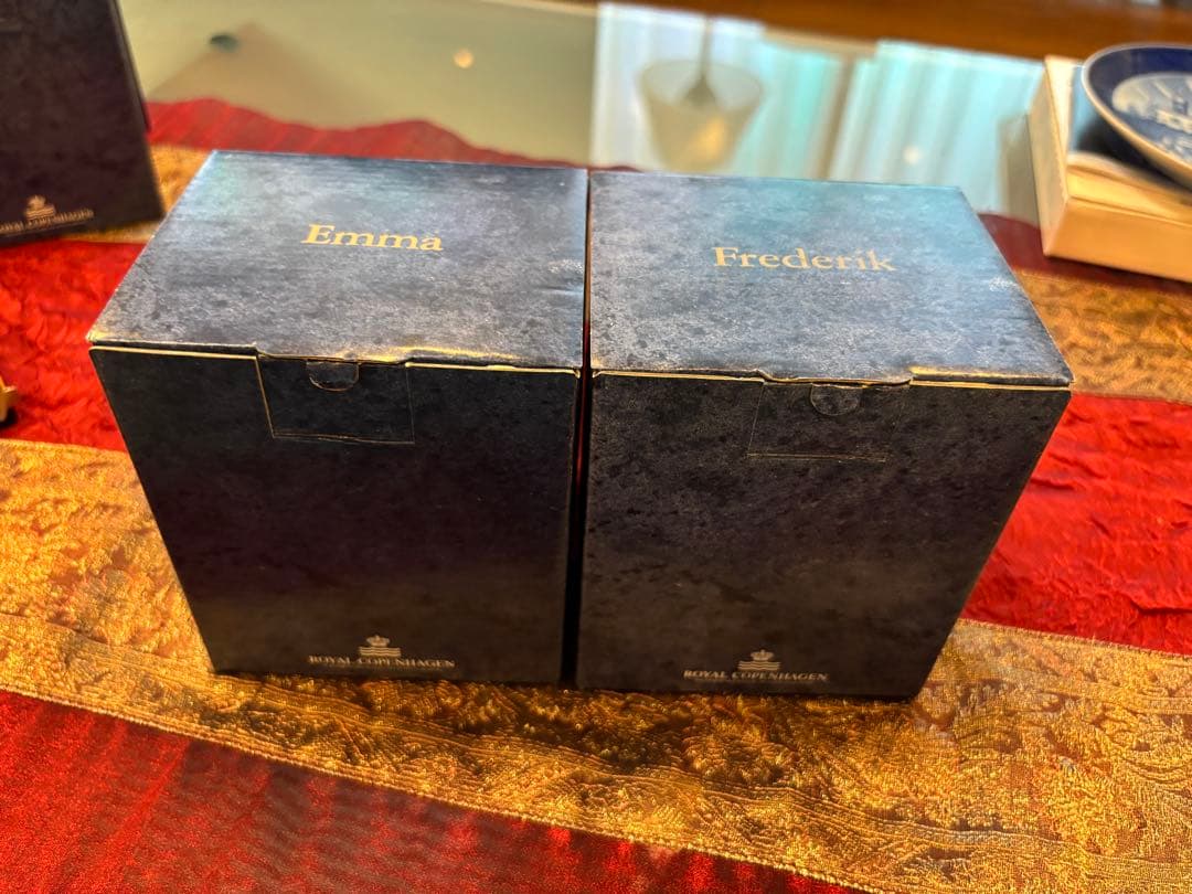 まりあ様Emma & Frederik 陶器フィギュリン　セット　2003年