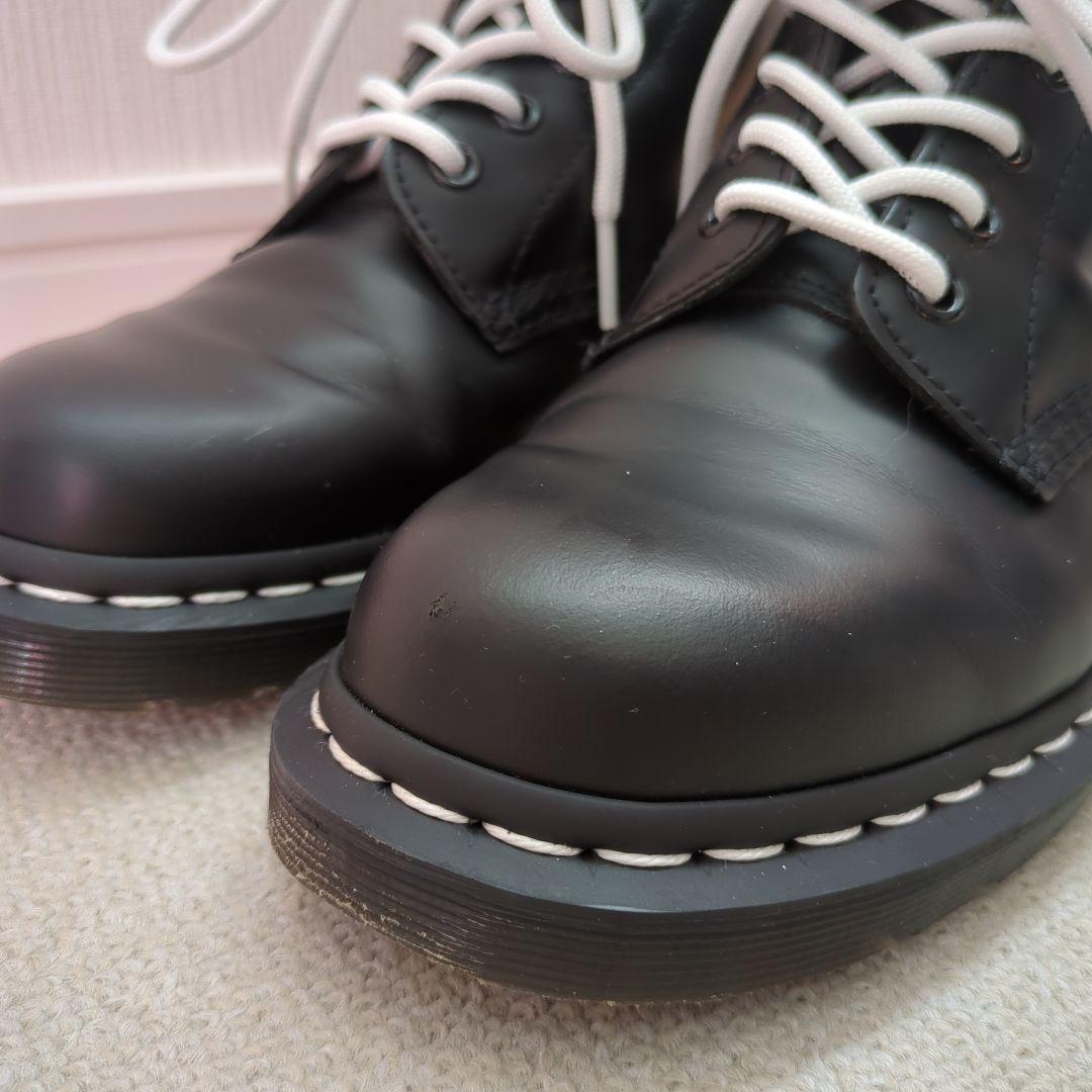 【美品】Dr.Martens 8ホール　UK5　24cm ホワイトステッチ