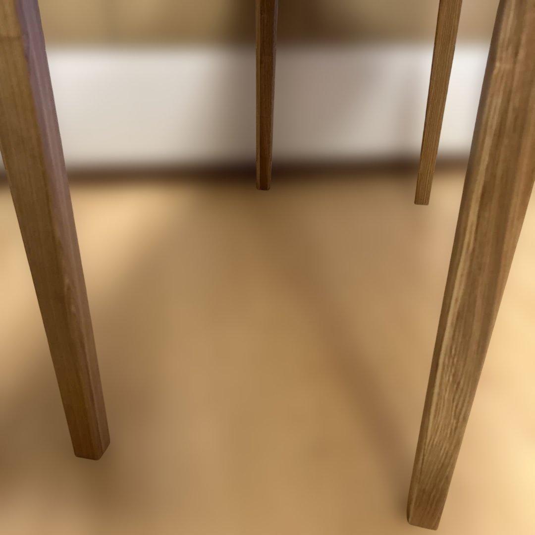 【極美品】無印良品 タモ材デスク 学習机 木製机 引き出し付