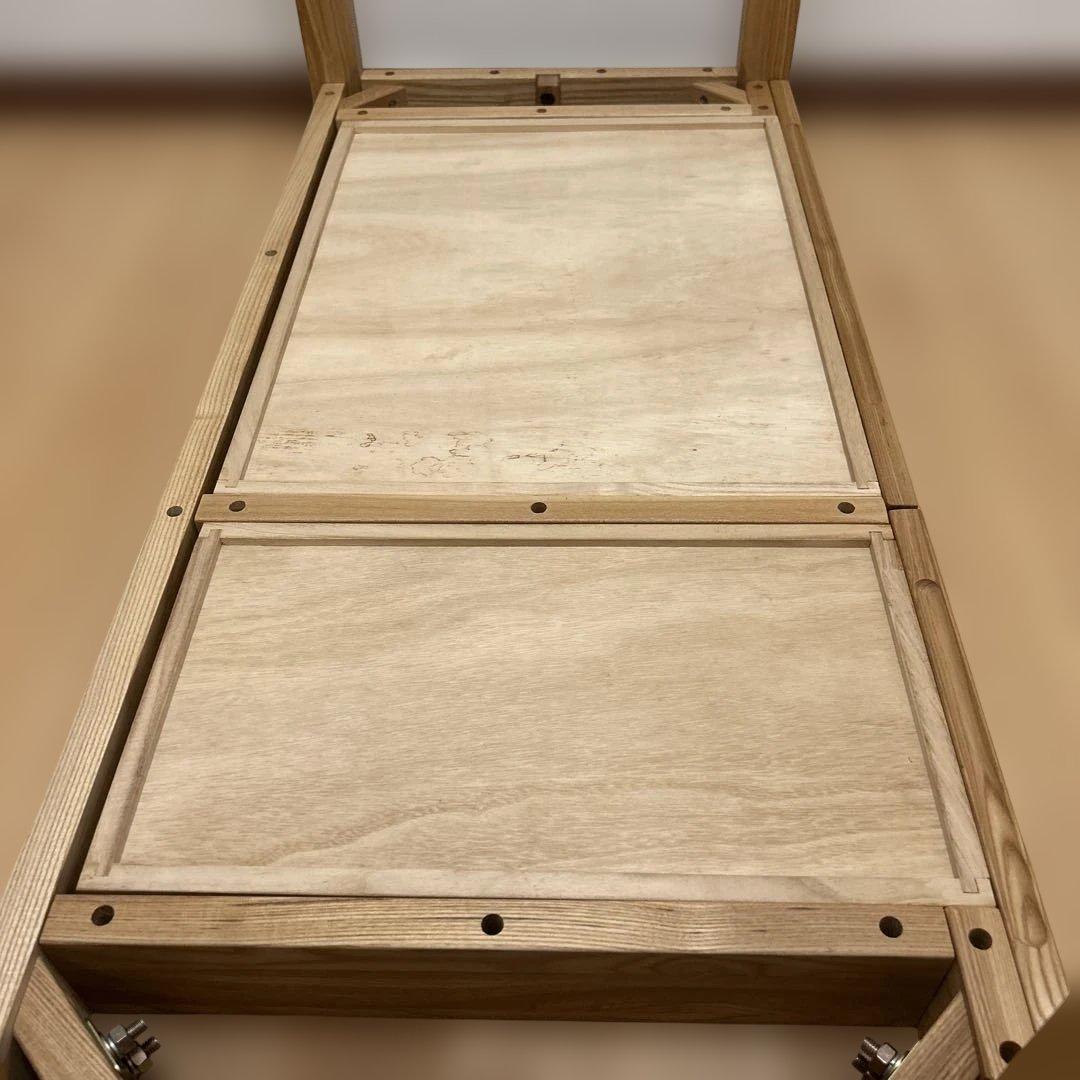 【極美品】無印良品 タモ材デスク 学習机 木製机 引き出し付