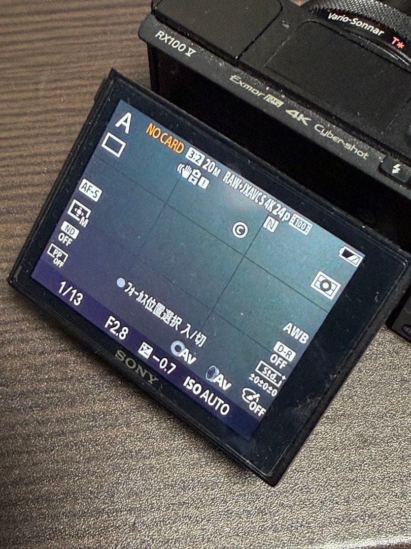SONY DSC-RX100M5コンパクトデジタルカメラグリップ付き