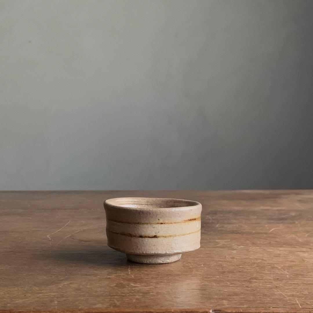 輪線文 桶盃 半筒盃 盃 ぐい呑み ちょこ 酒器 古美術 古道具 アンティーク