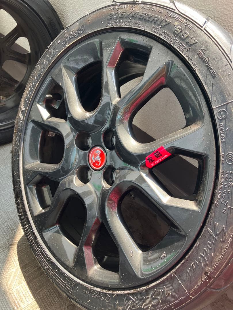 124スパイダーホイール 4本 17インチ 10分山 NS-2R Hiro