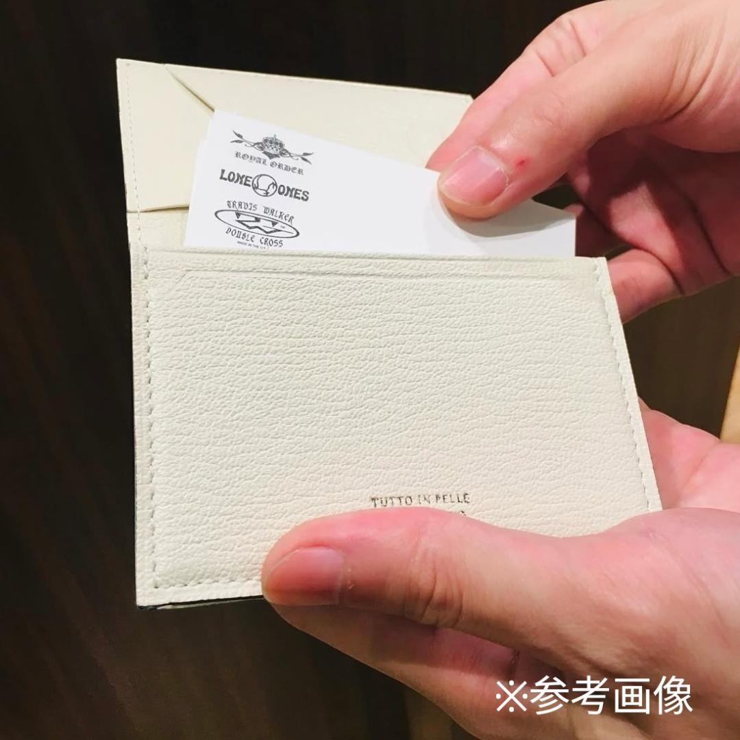 2371【レア★新品 定価2.2万円】ラルコバレーノ★名刺入れ★レザー★本革★