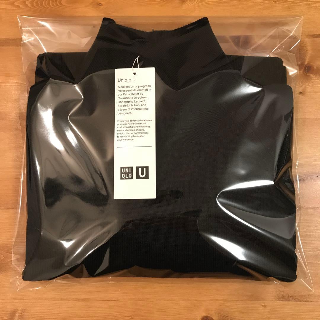 【新品】UNIQLO U ハイネックセーター ブラック L