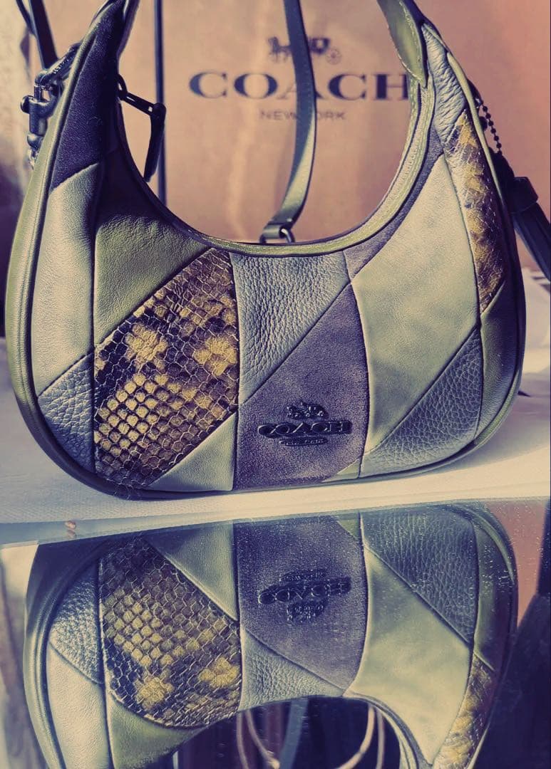 新品☆COACH カルメンミニ袋付コーチ•coachtopia 正規品