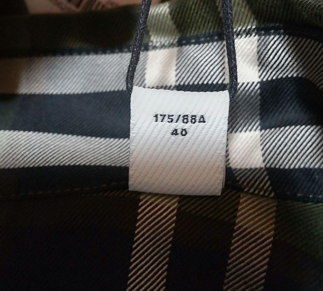 BURBERRY✨️オリーブグリーン・ チェックシャツ[タグ付き・未使用]