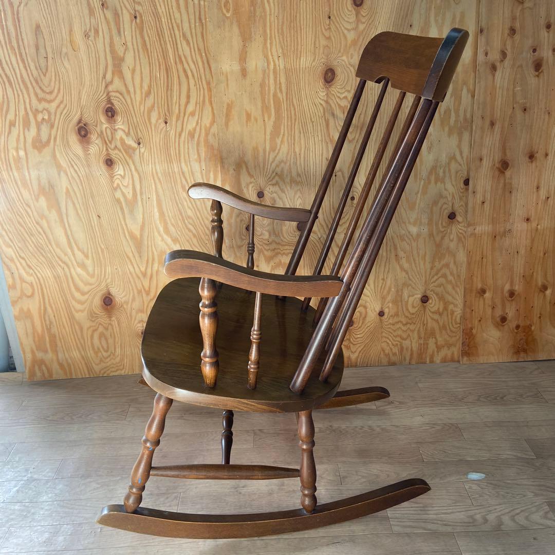 柏木工 ロッキングチェア 椅子 アンティーク 家具 かしわ