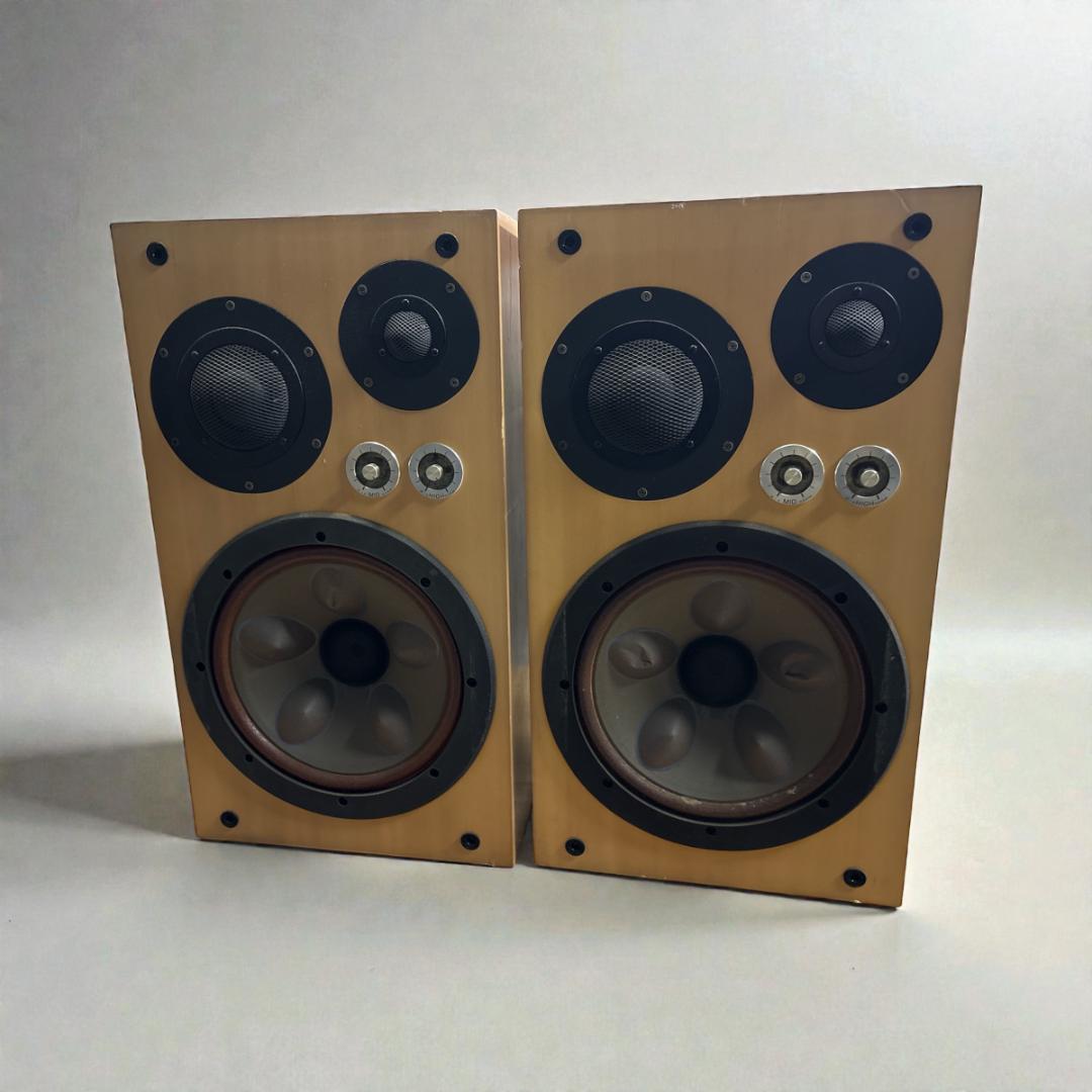 Victor SX-7 スピーカー ペア ビクター 3ウェイ パッシブ 木目調