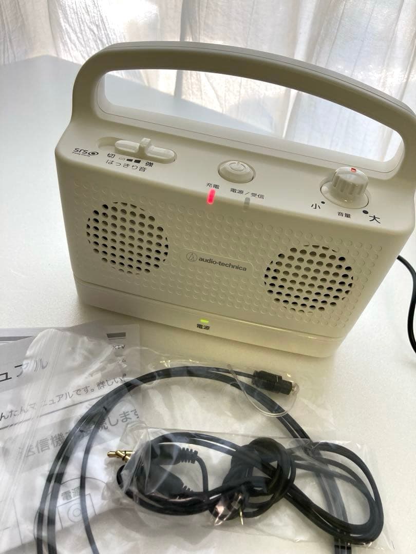 【未使用】audio technica手元スピーカー　SOUND ASSIST白