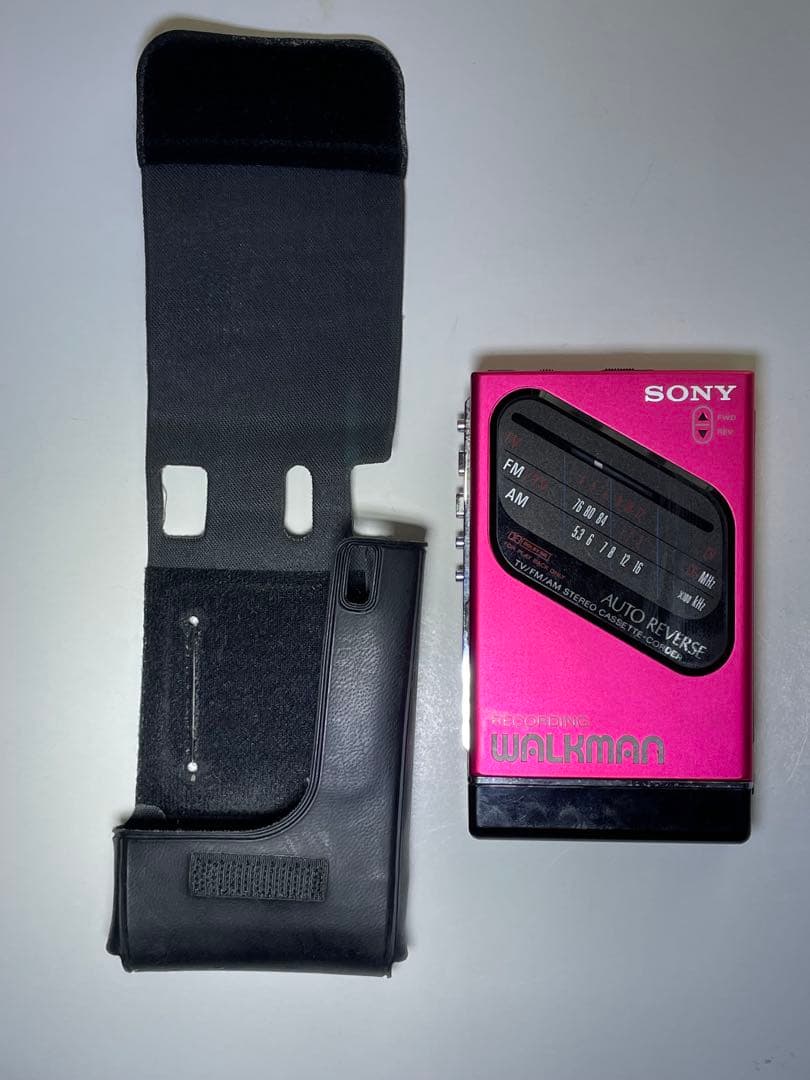 SONY WM-F203 カセットプレーヤー ピンク