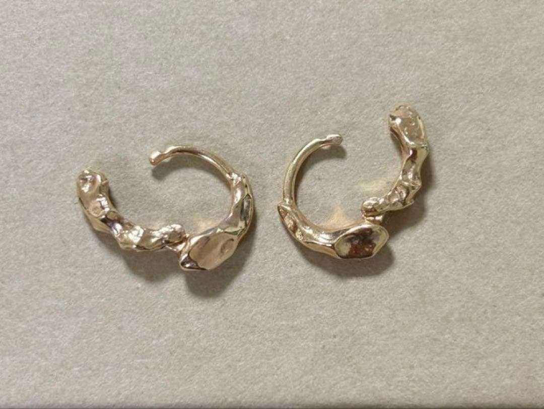 【片耳】PLUIE プリュイ ヘレンシアリザーピアス 10K