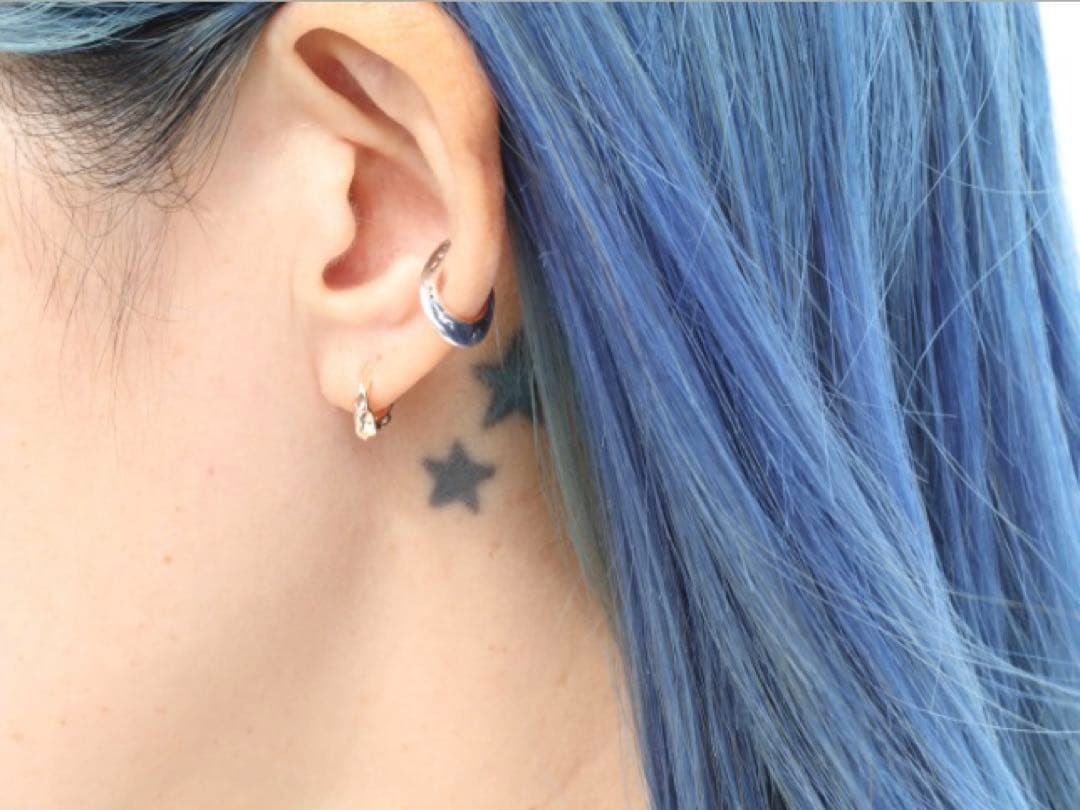 【片耳】PLUIE プリュイ ヘレンシアリザーピアス 10K