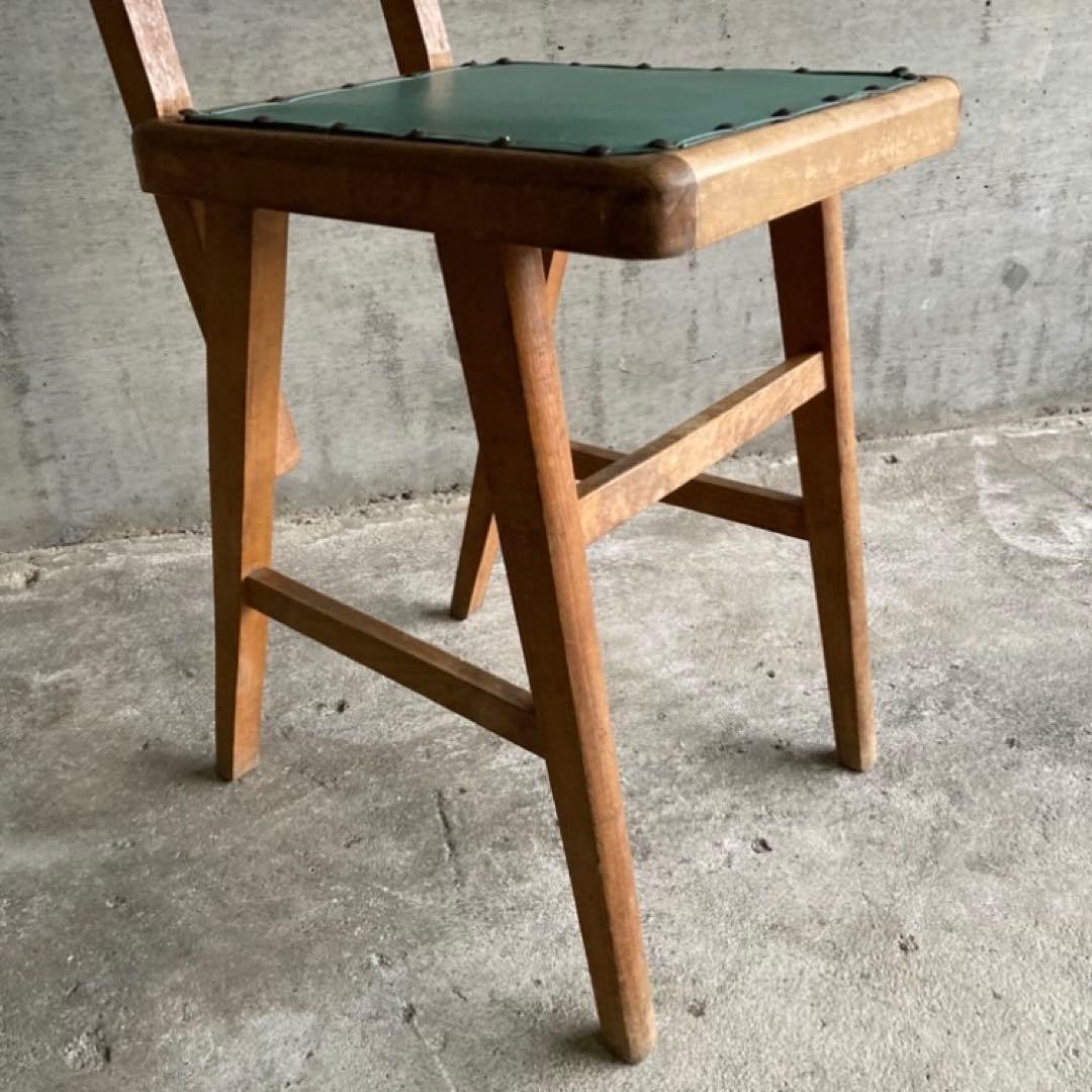 オールドマルニ チェア 椅子 背もたれ 木製 家具 レトロ ヴィンテージ