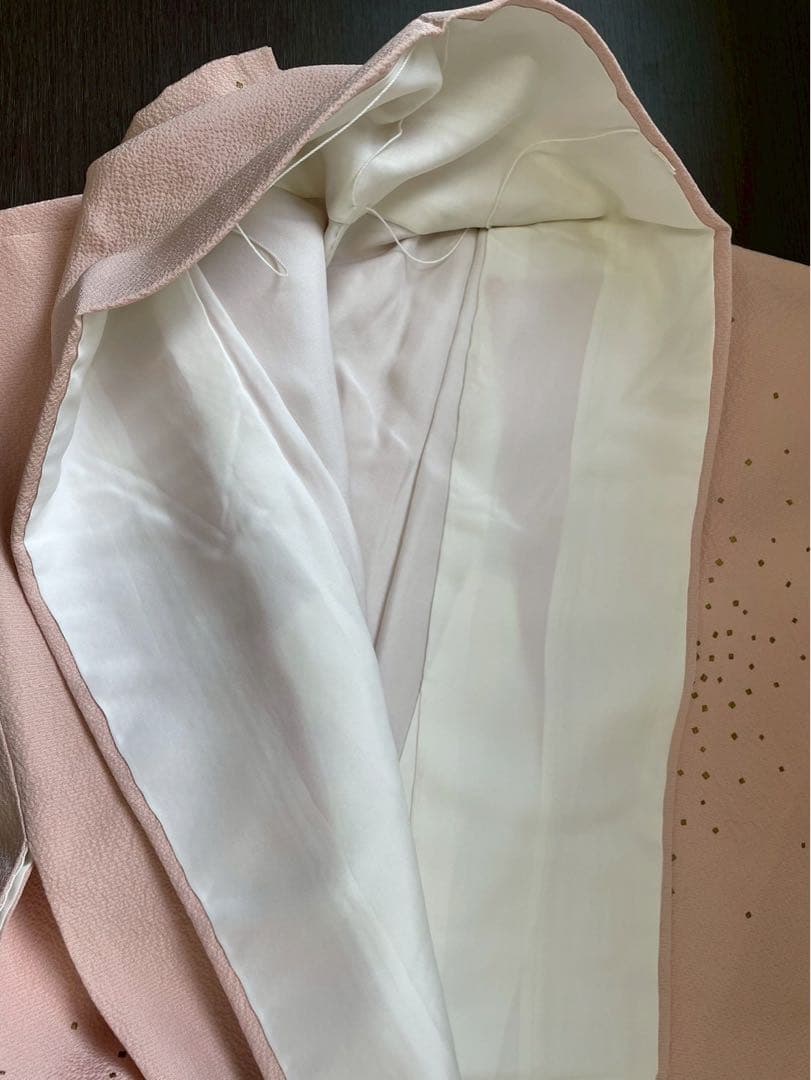 人間国宝　福田喜三郎　訪問着　単衣　箔散らし　暈し染め　金彩　正絹