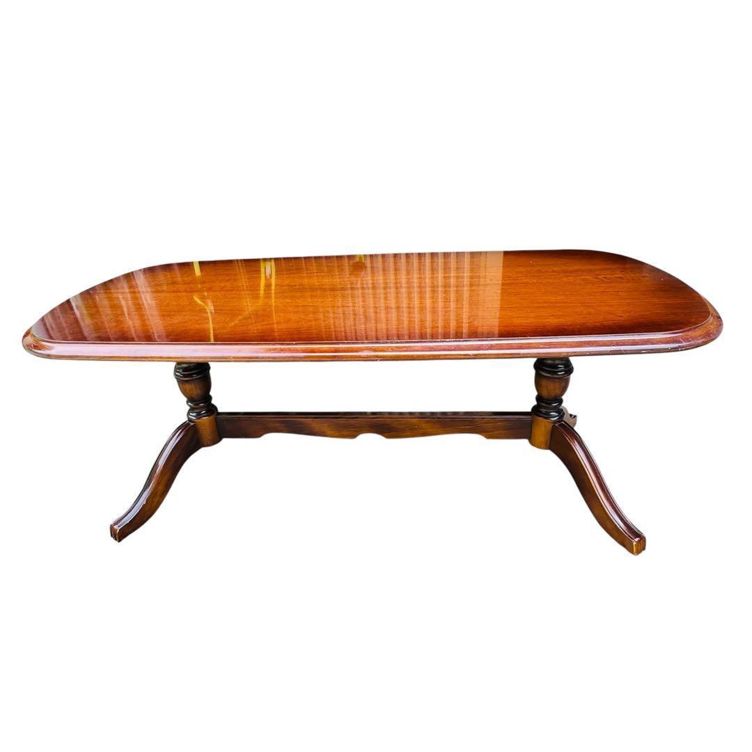 カリモク家具 コロニアル センターテーブル アンティーク