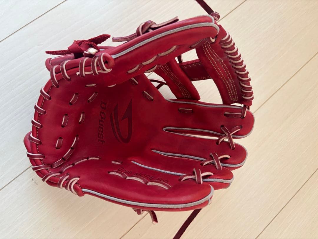 【美品】D-Quest 内野手用 一般軟式 美品グラブ