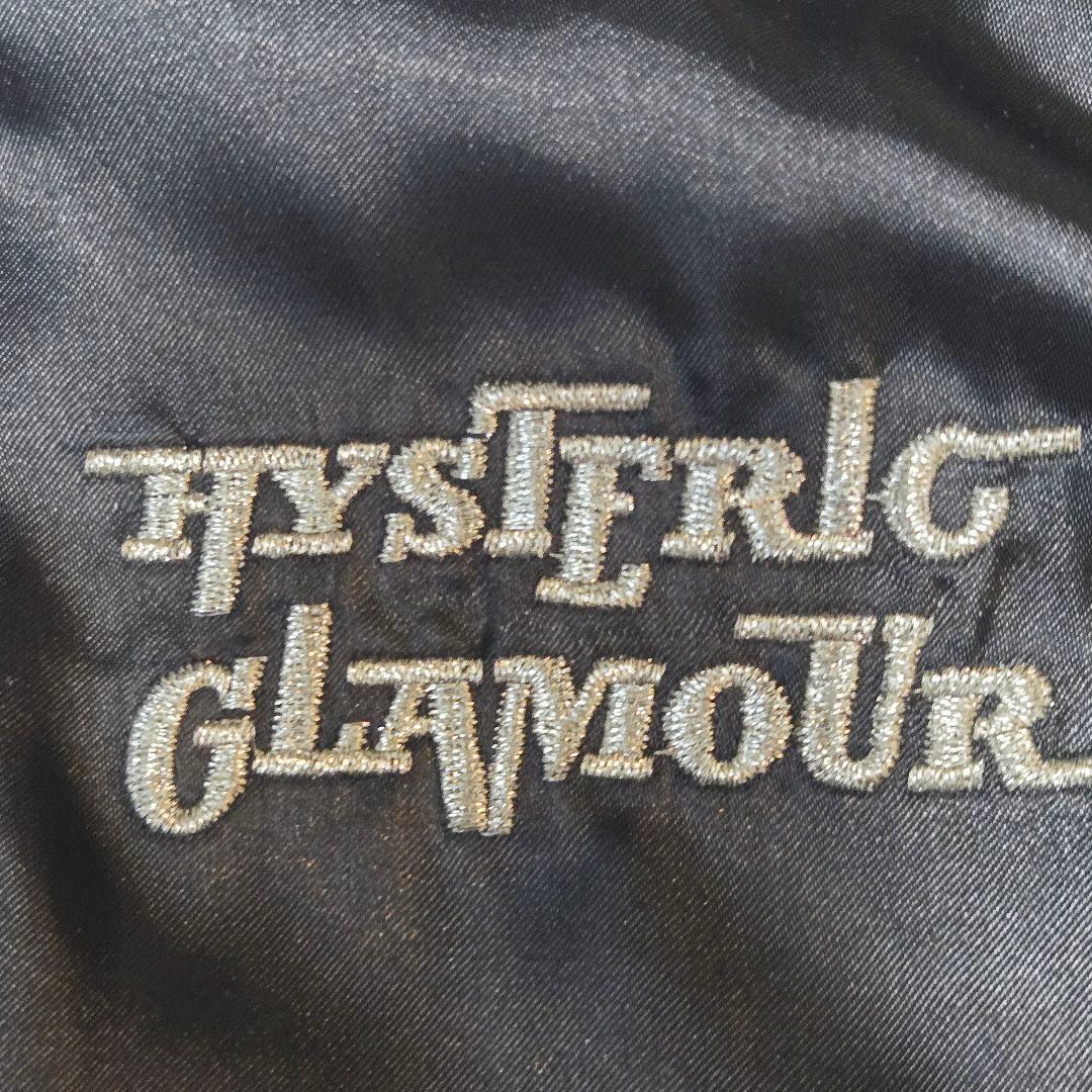 ヒステリックグラマー バイクガール スカジャン 2AB-5940　F 刺繍　灰黒