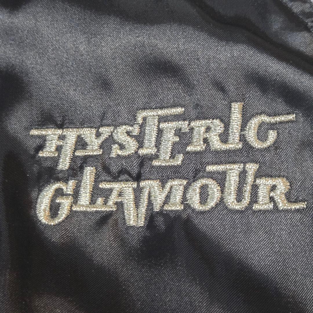 ヒステリックグラマー バイクガール スカジャン 2AB-5940　F 刺繍　灰黒