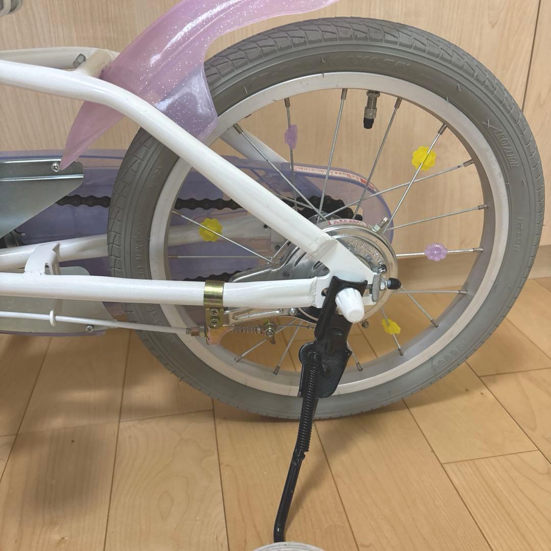 直接引渡限定　千葉県　アイデス　ラプンツェル 幼児用自転車 16インチ