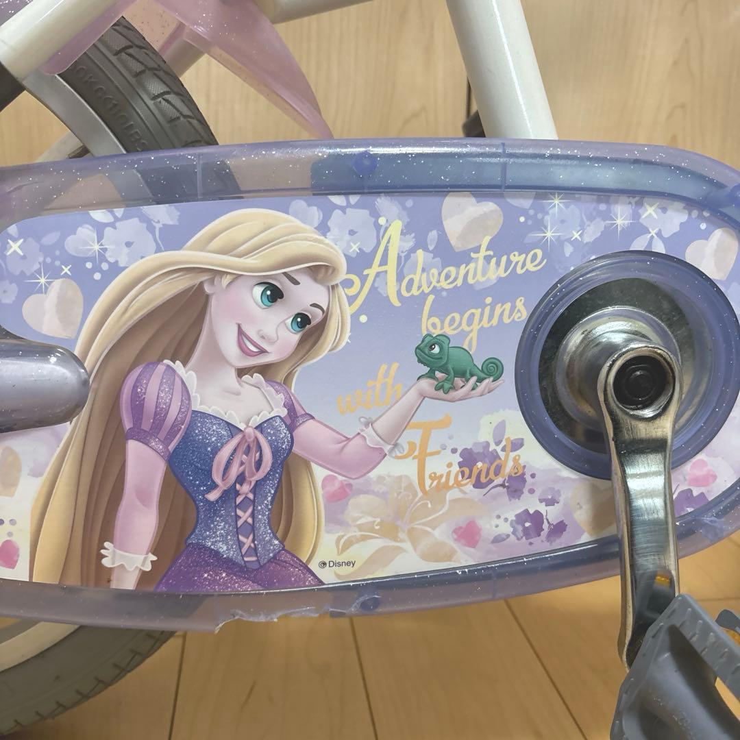 直接引渡限定　千葉県　アイデス　ラプンツェル 幼児用自転車 16インチ