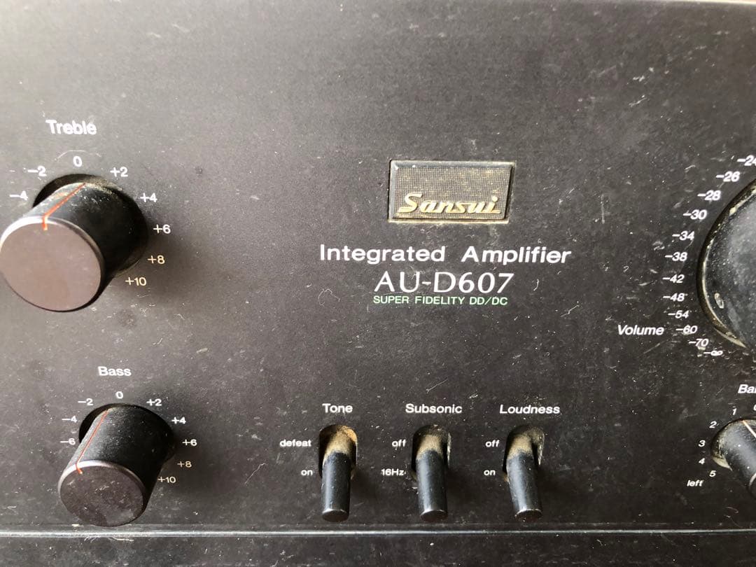SANSUI AU-D607 プリメインアンプジャンク(J70)