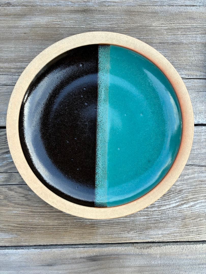 柳宗理　中井窯　染め分け　皿　4点　牛ノ戸窯因州・中井窯　絶版品