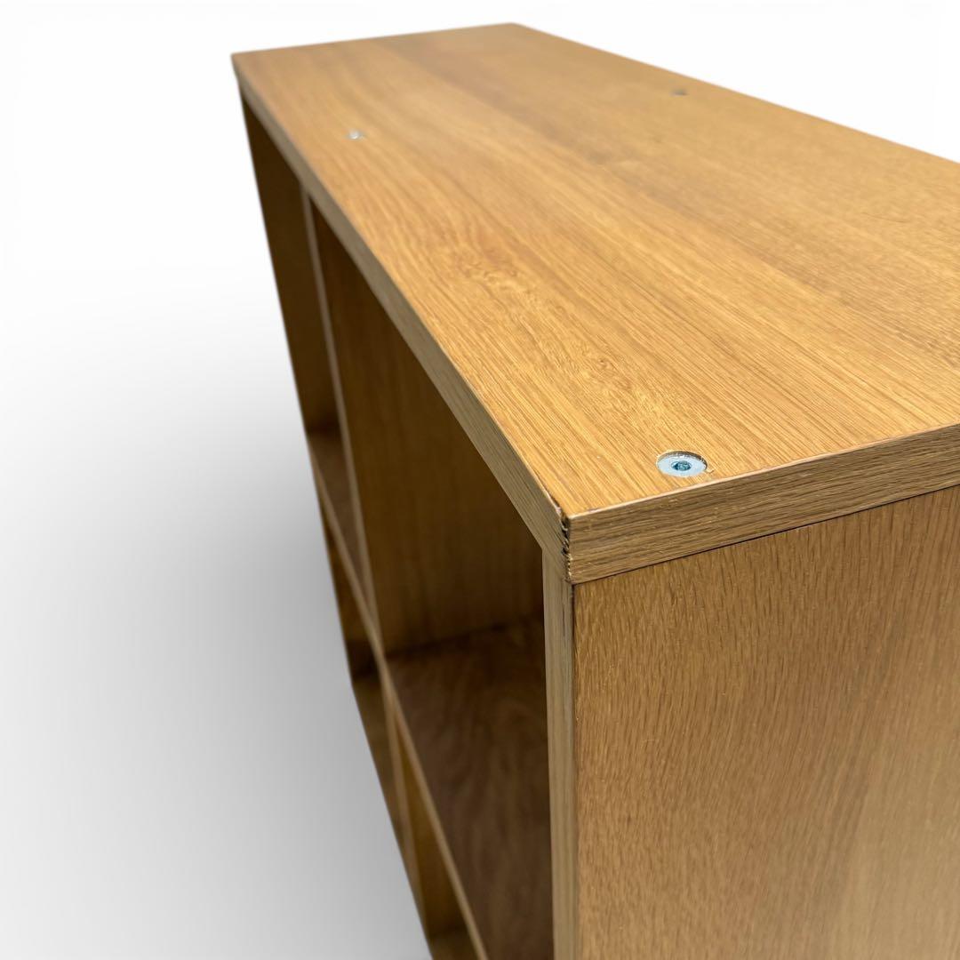 無印良品 MUJI スタッキングシェルフ 2段2列 オーク材 北欧 ナチュラル