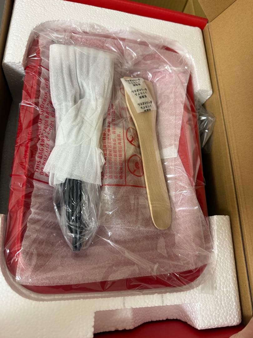 【新品・未使用】bruno コンパクトホットプレート コンプリートセット レッド