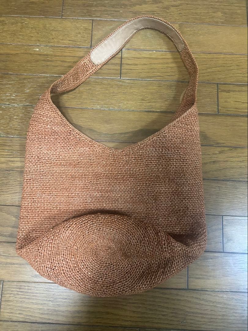 ヘレンカミンスキー　ラフィア　カゴバッグ　ワンショルダー