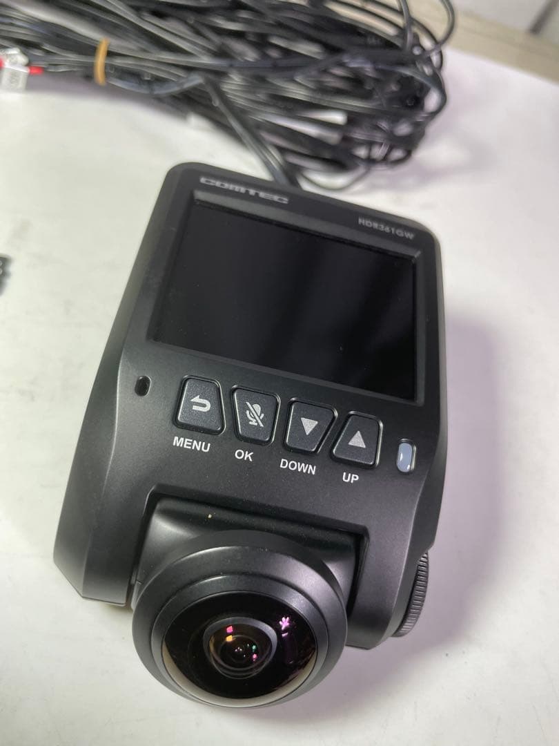 COMTEC HDR361GW ドラレコ　前後