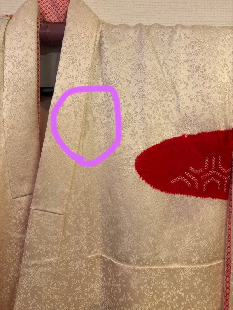 七五三　7歳　女の子　正絹　着物・長襦袢.帯