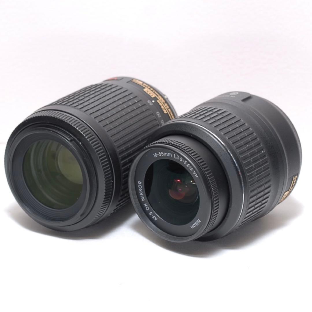 望遠レンズデビュー✨Nikon D60✨ ダブルレンズ✨スマホ転送✨少シャッター